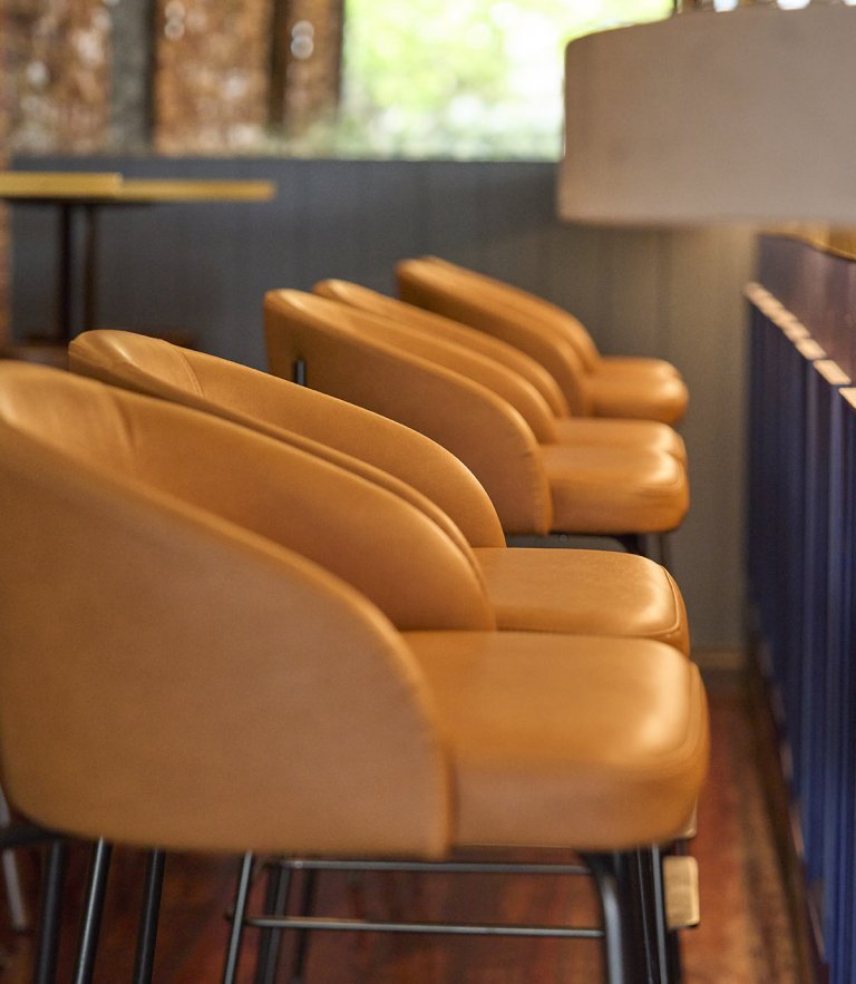 Bar stools at La Bastide Bar & Bistro